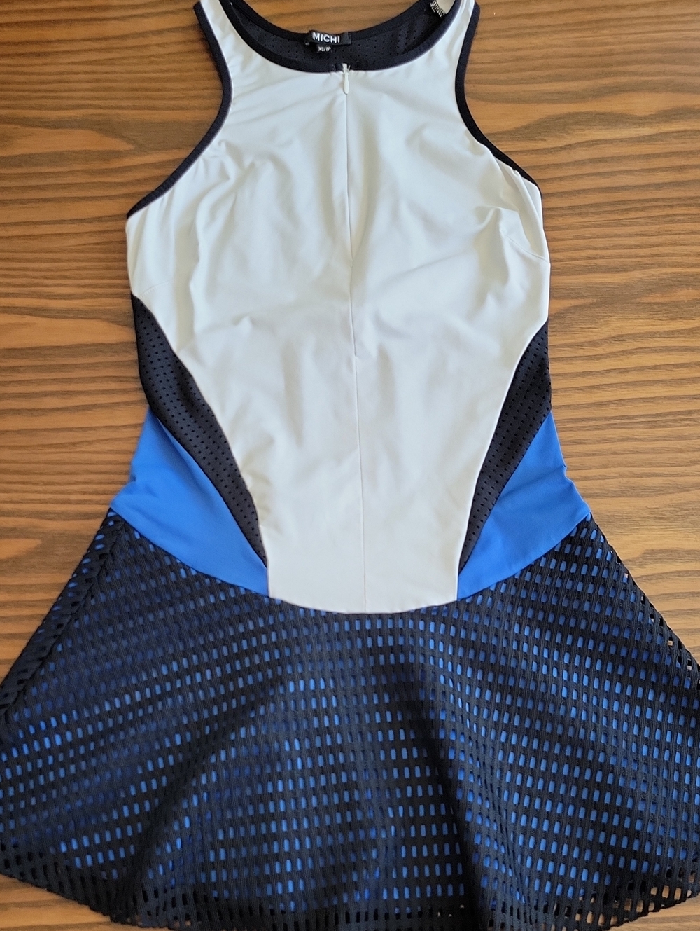 MICHI New York Colorblock Flounce Athletic Dress | Size: XS